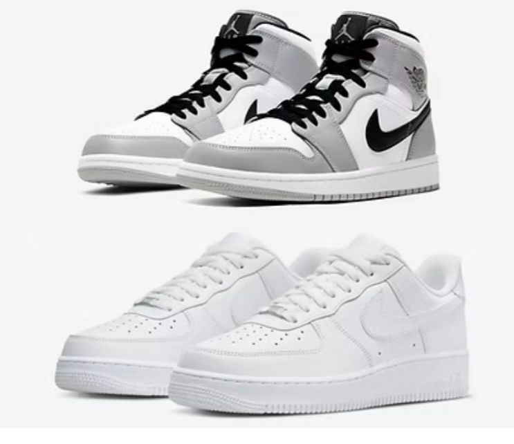 AIR JORDAN 1 RETRO HIGH "LIGHT SMOKE GREY"+ combo