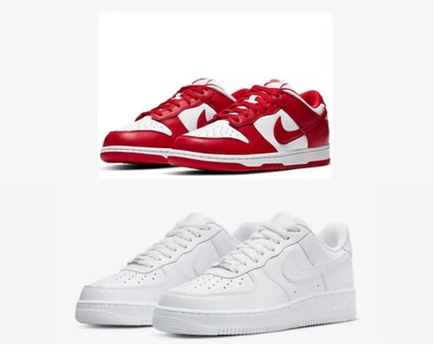NIKE DUNK LOW "UNIVERSITY RED"+combo
