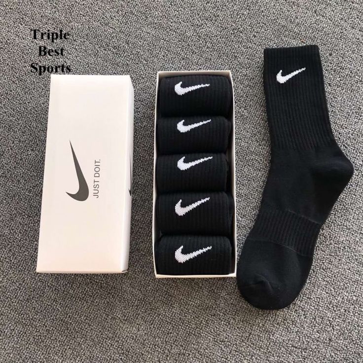 NIKE EVERYDAY PLUS CUSHIONED SOCKS "BLACK" (LONG)