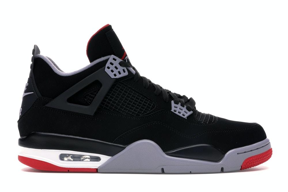 AIR JORDAN 4 RETRO "BRED"+COMBO