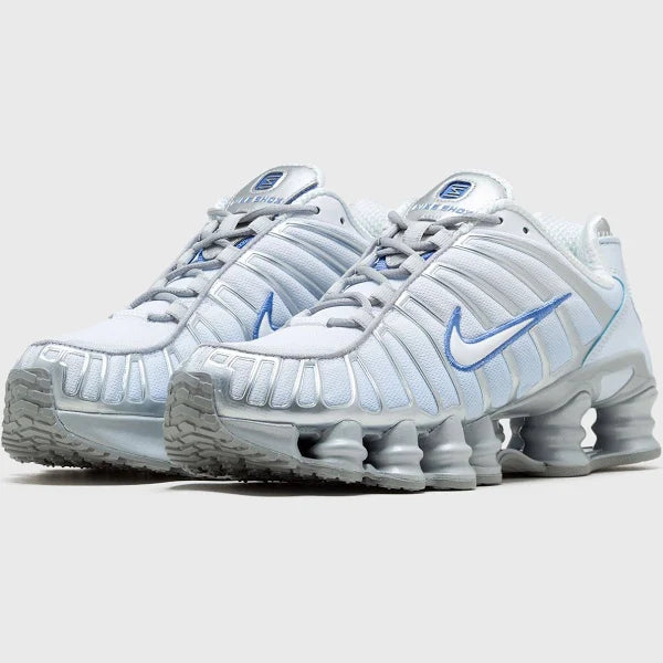 NIKE SHOX TL "METALLIC PLATINUM BLUE TINT"